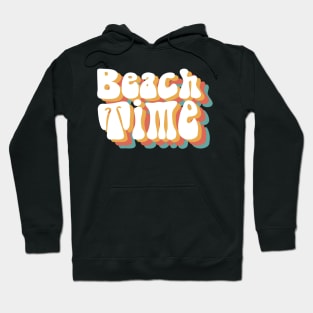 Vsco Girl Vintage Beach Time Retro Aesthetics Hoodie